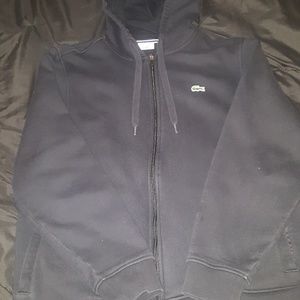 Black Lacoste Hoodie